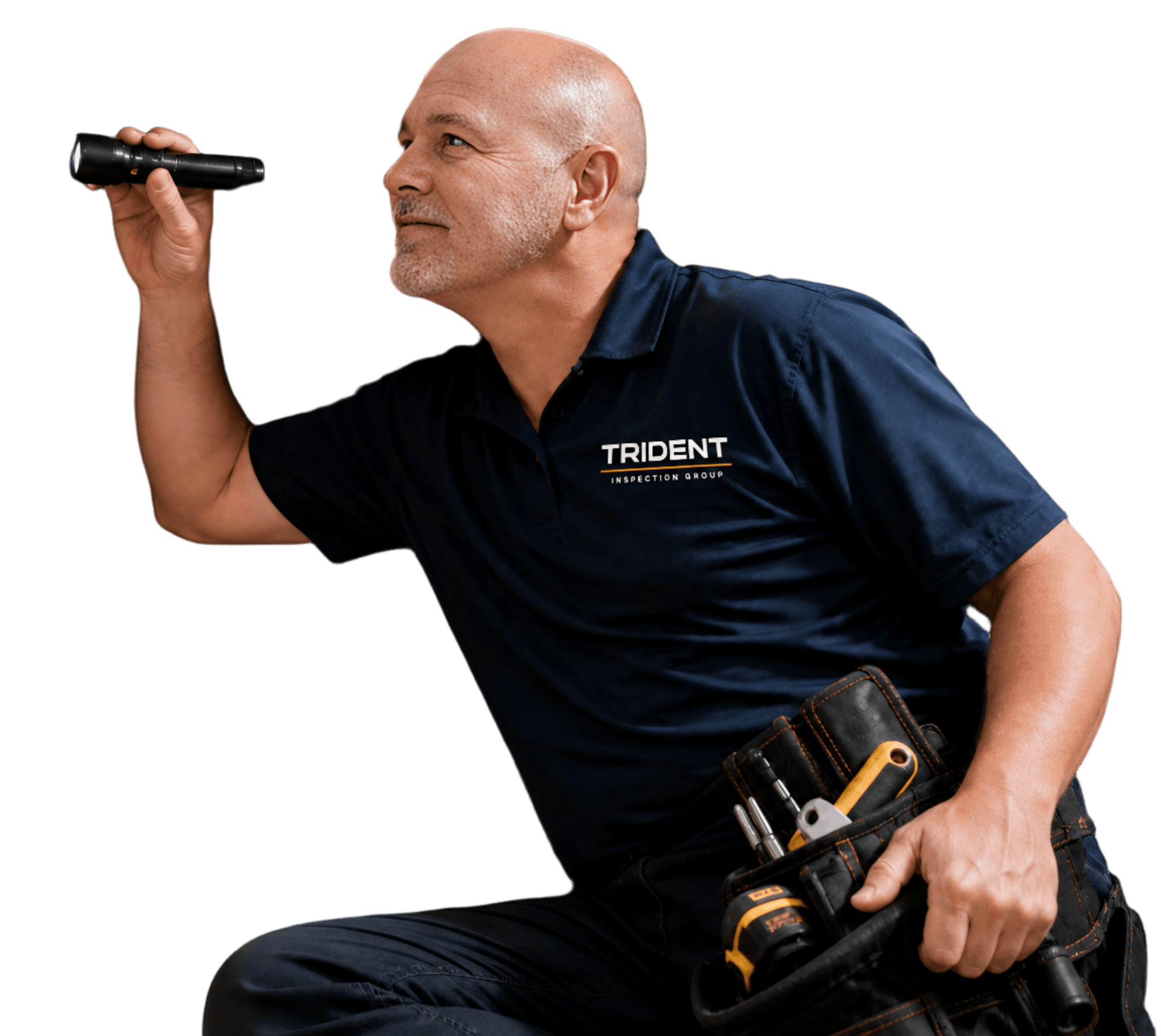Trident inspector at work — book your inspection online